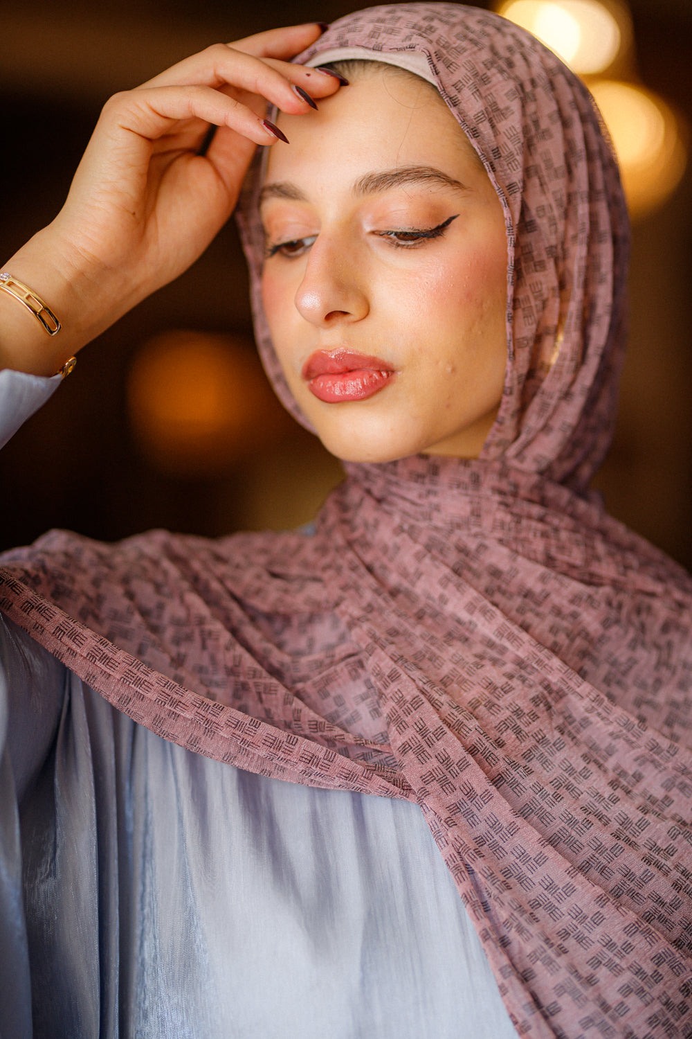 Royal Elegance Kashmiri Hijab