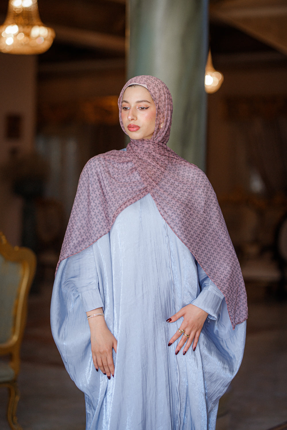 Royal Elegance Kashmiri Hijab