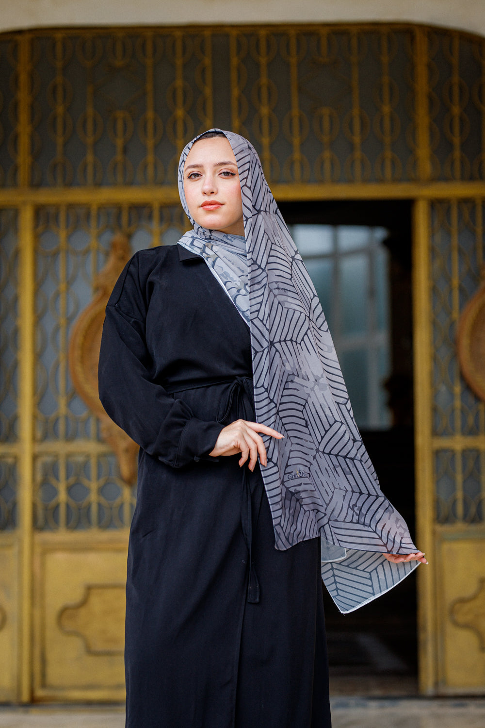 Flax Smoke Hijab