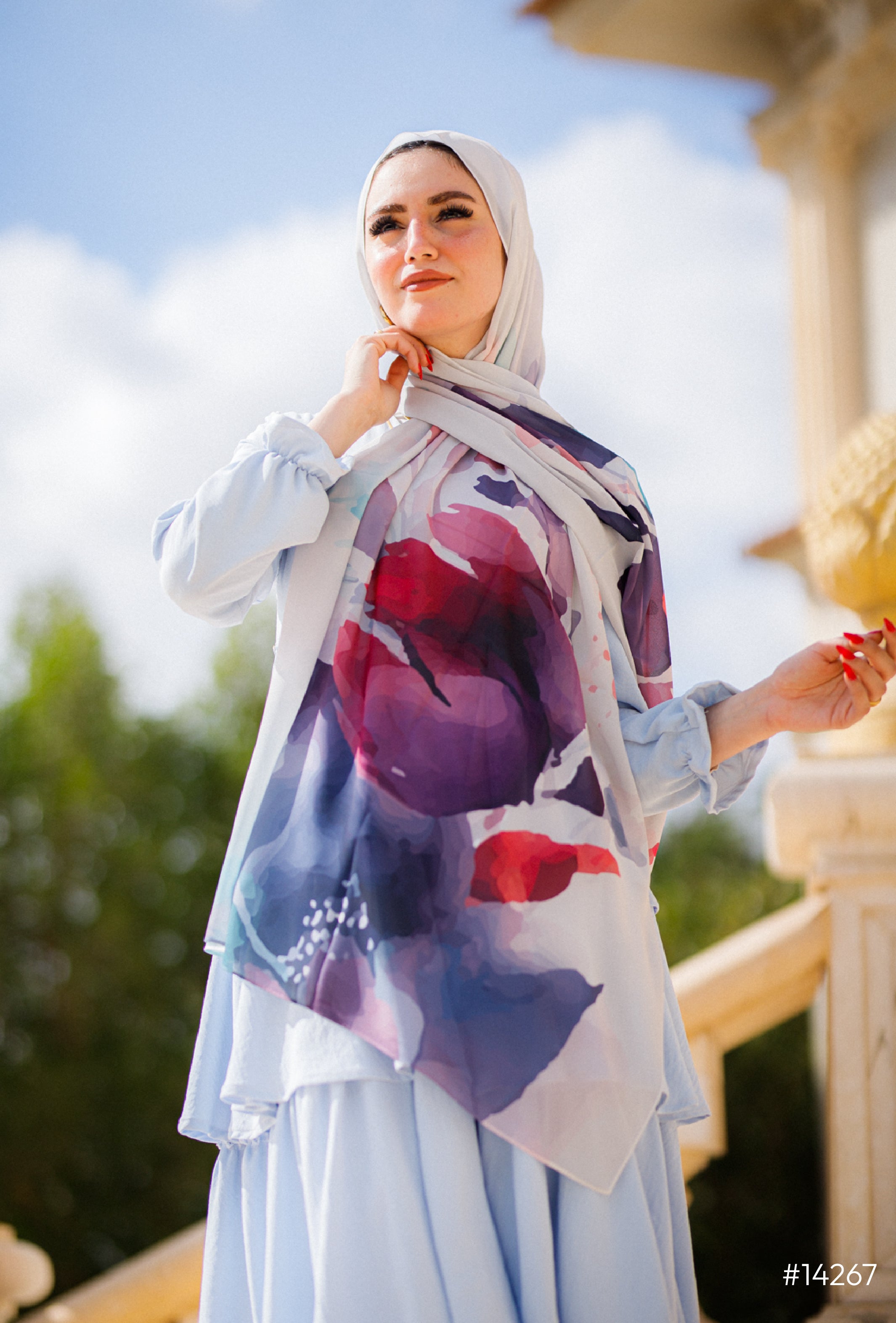 Whimsical Waves Hijab