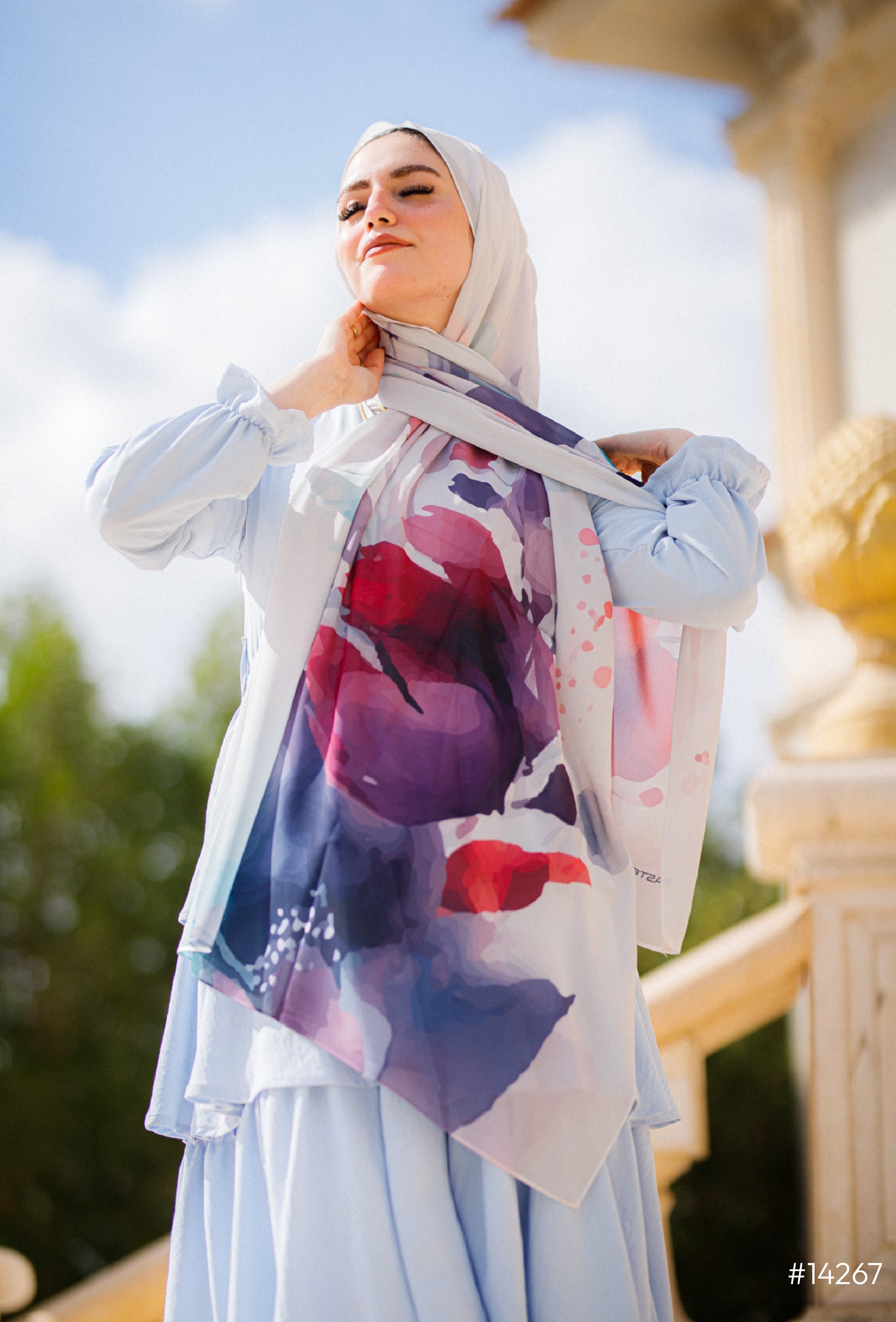 Whimsical Waves Hijab