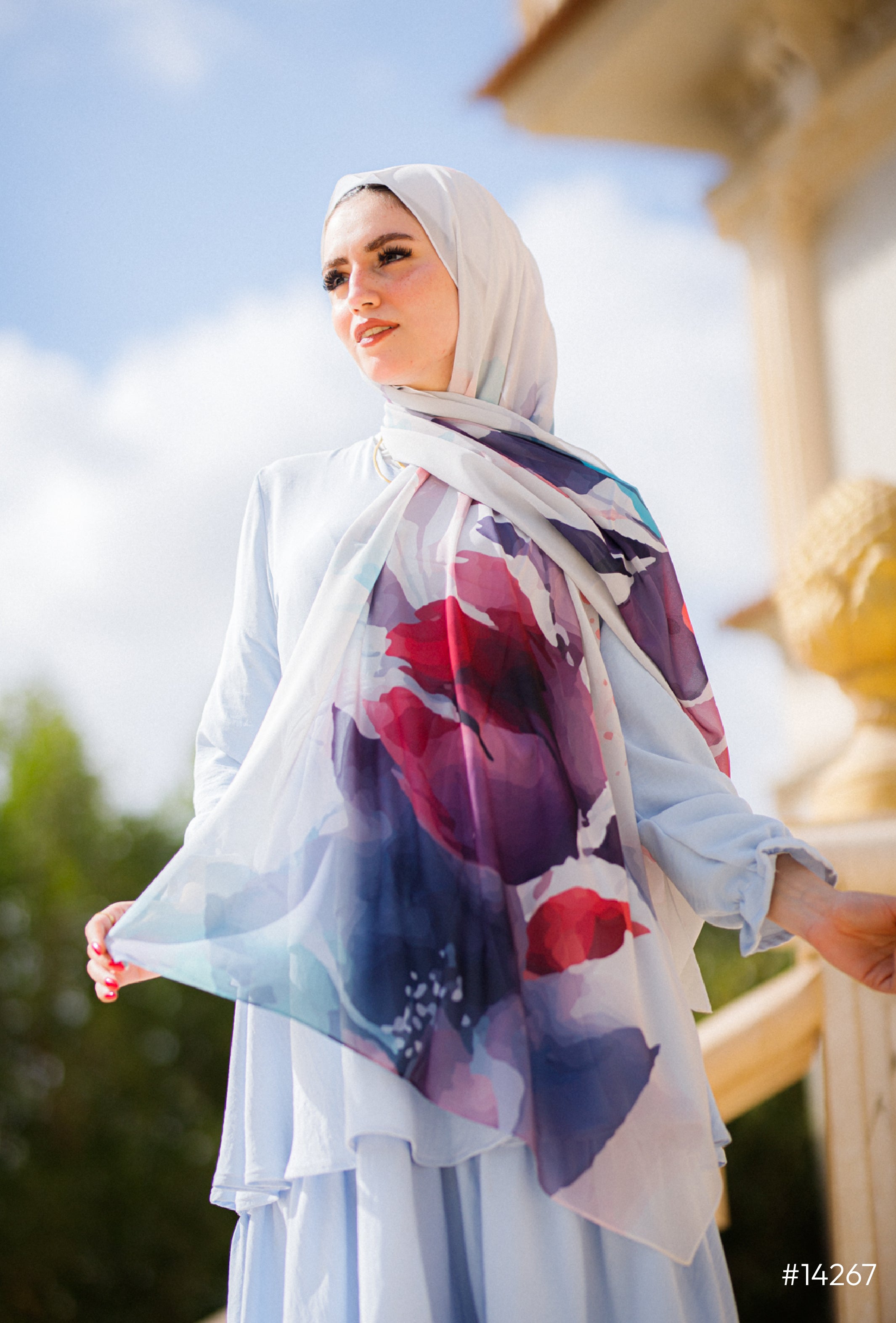 Whimsical Waves Hijab