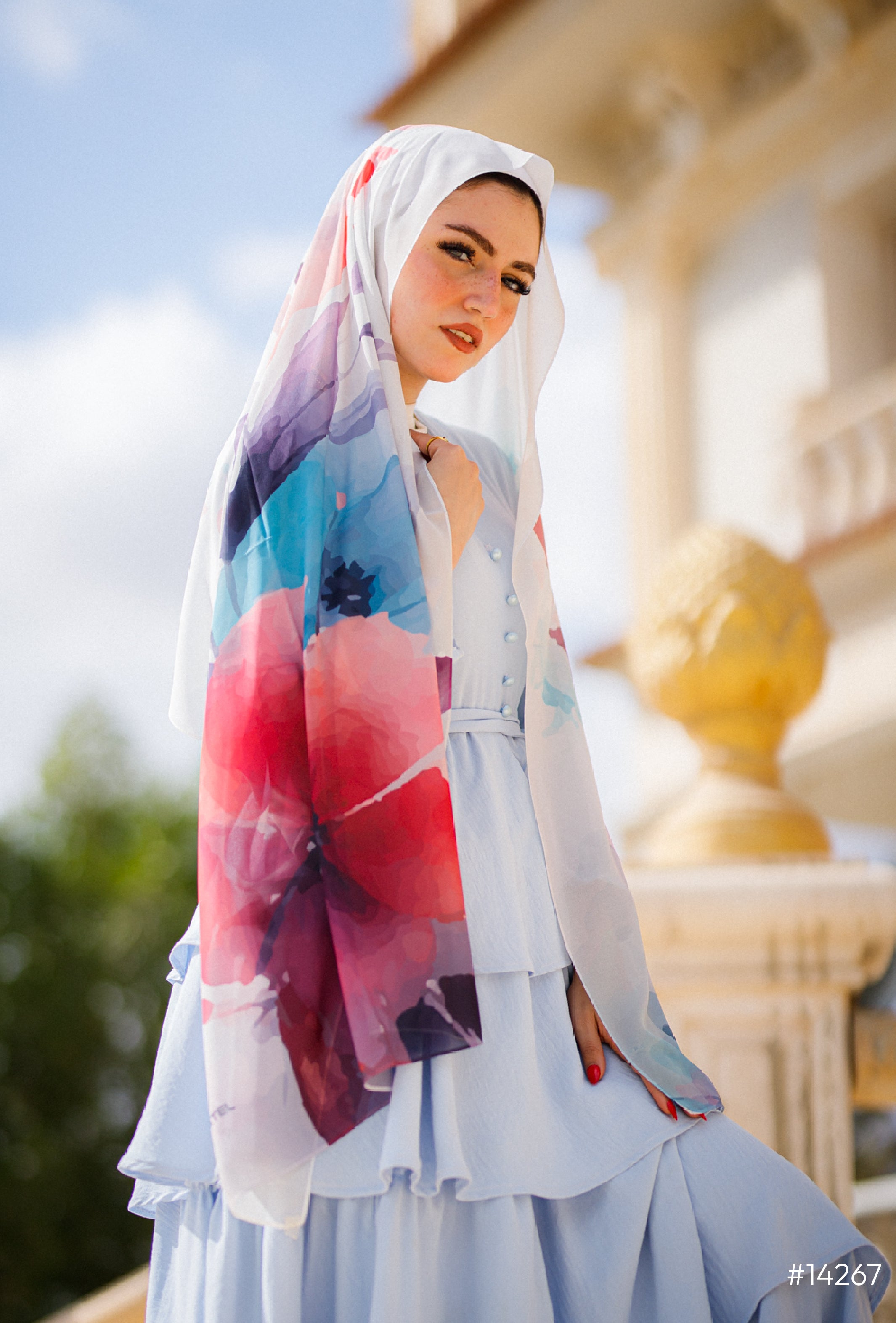 Whimsical Waves Hijab