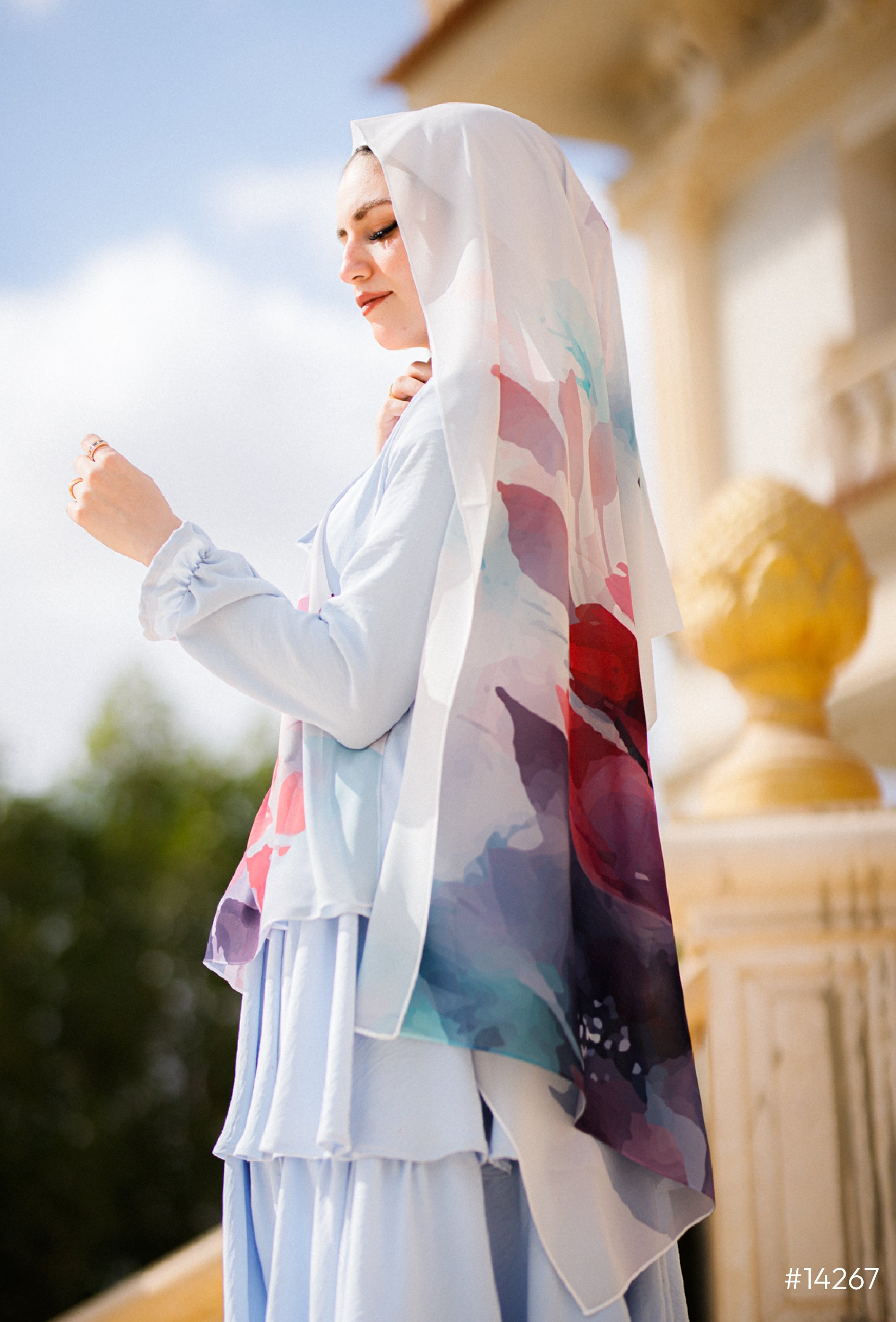 Whimsical Waves Hijab