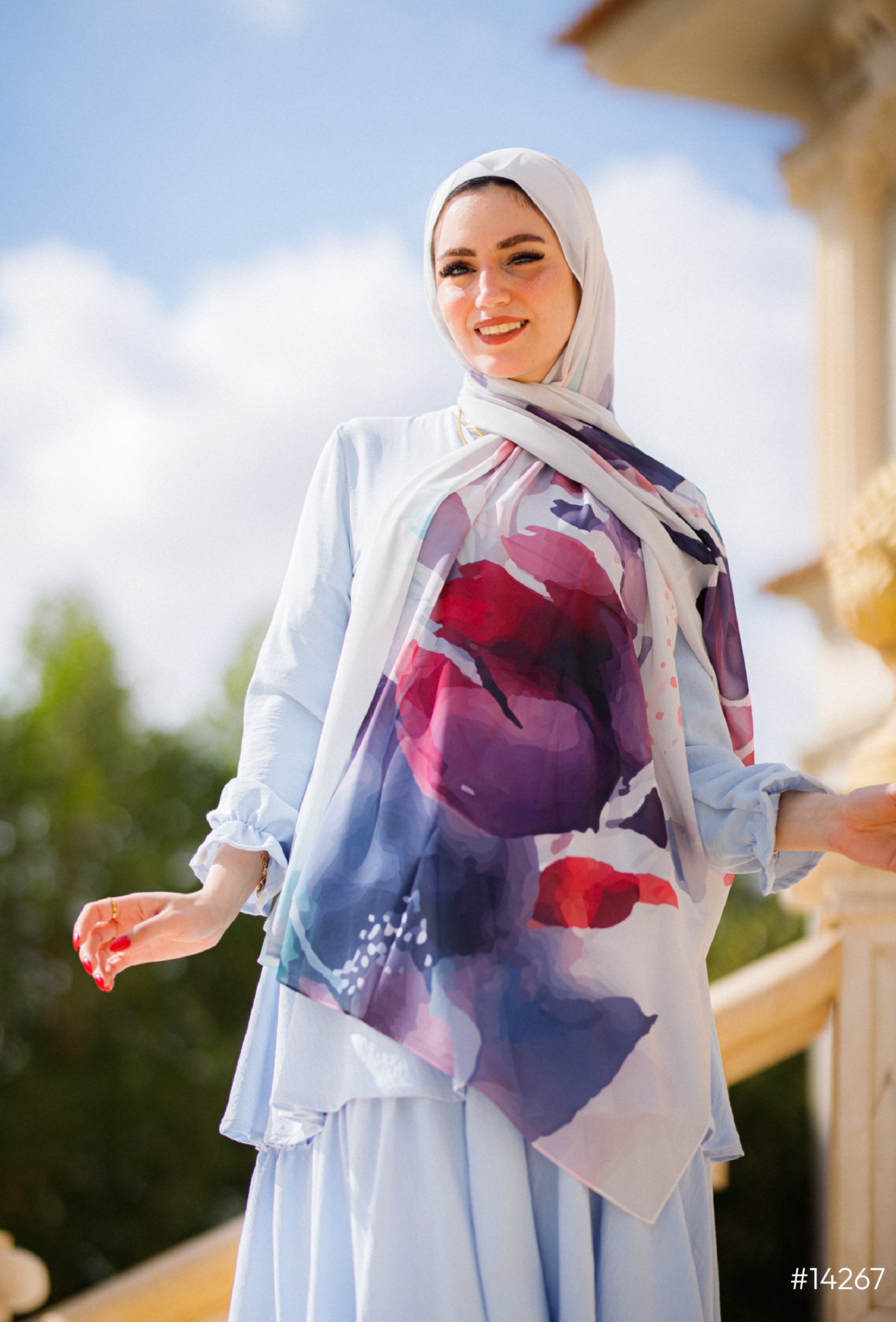 Whimsical Waves Hijab