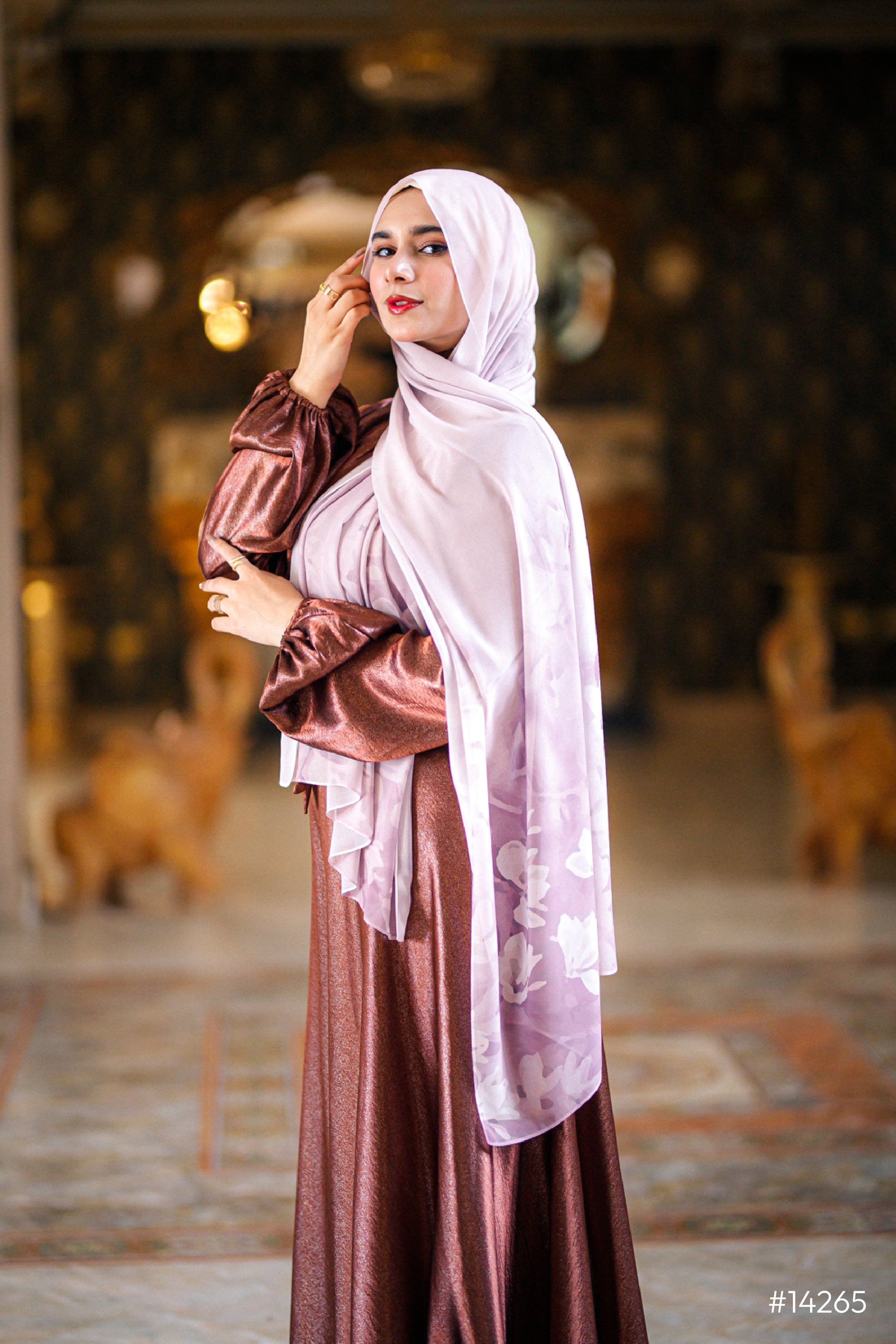 Beige Hazel Wood Hijab