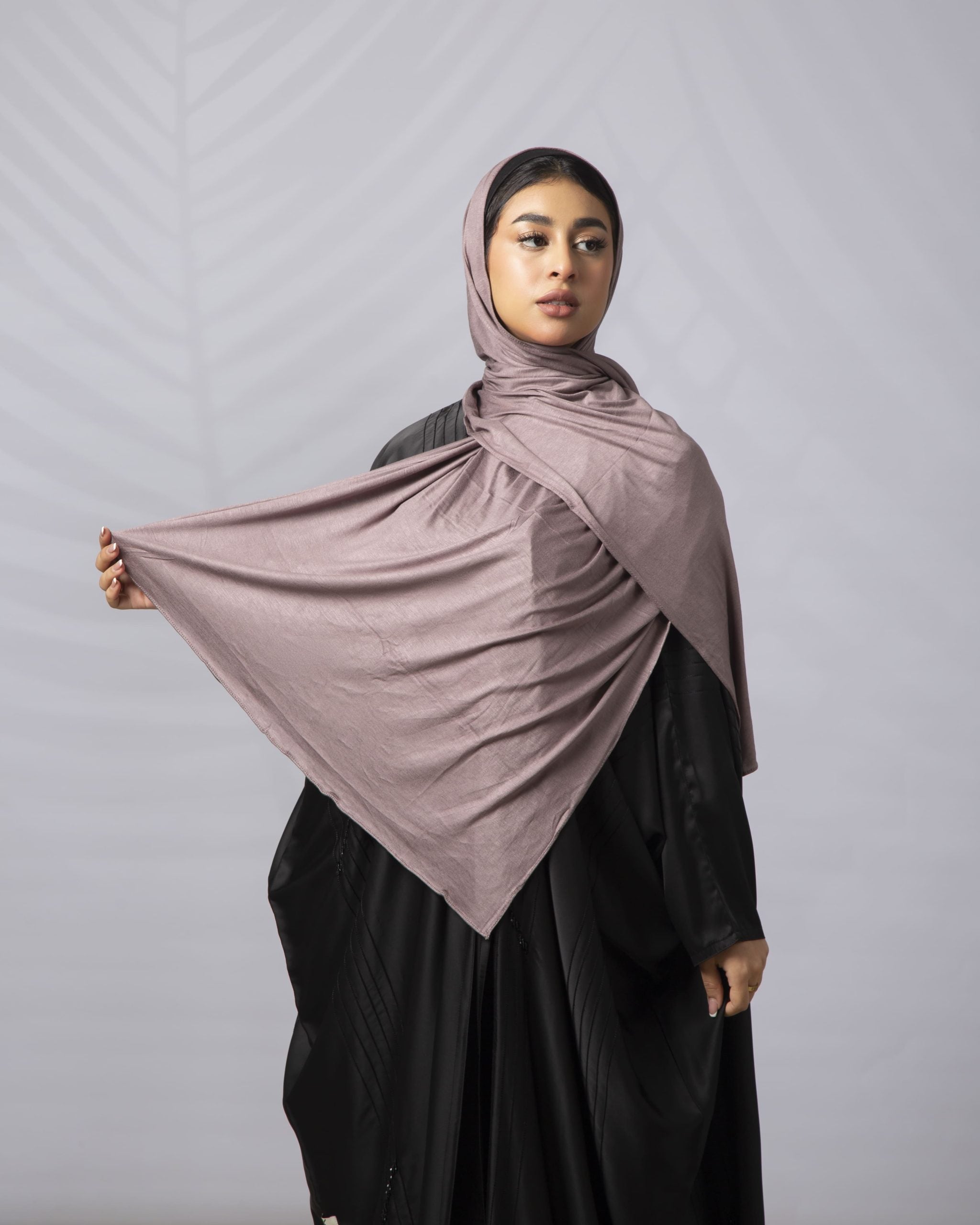 Plain Cotton Double Stretch Kuawiti Hijab